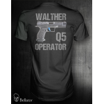 Tričko Walther Q5 Operator S černá
