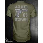 Tričko Walther Q5 Operator S Olivová