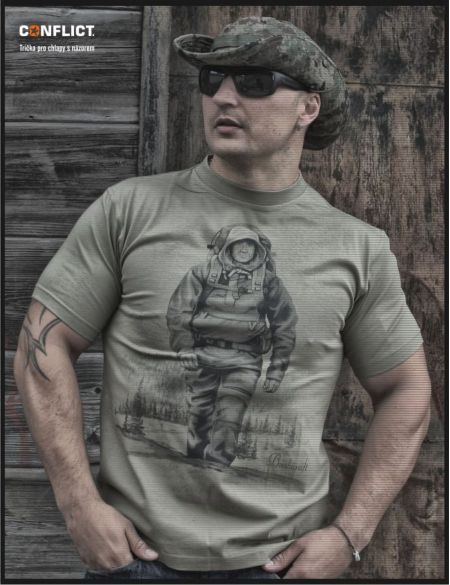 Bushcraft khaki t-shirt