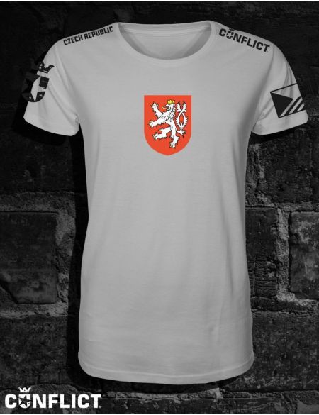 Sports T-shirt CZECH REPUBLIC white