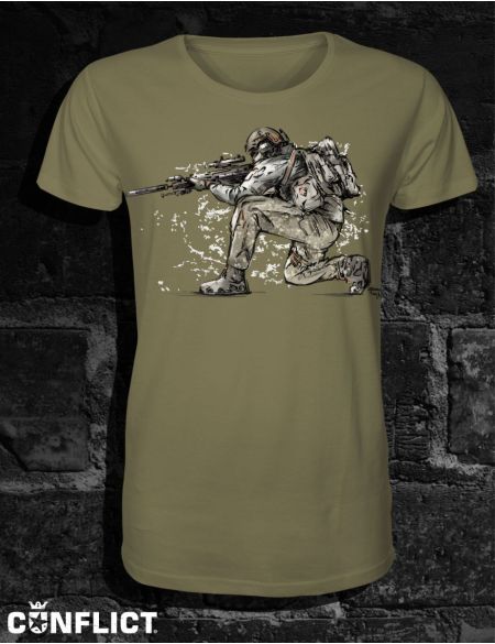 Tričko Tactical Sniper khaki