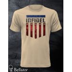 T-shirt Infidel shield L desert