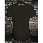 T-shirt face mask graphite Size WITH