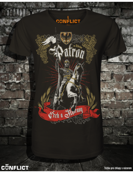 T-shirt Saint Wenceslas black XXL
