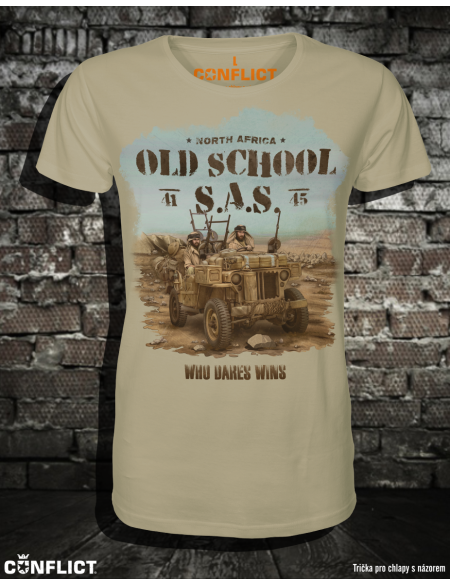 T-shirt SAS old school desert dark XXL