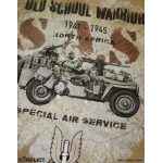 T-shirt SAS old school desert dark XXL
