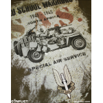 T-shirt SAS old school olive S