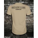 T-shirt Molon Labe evolution M