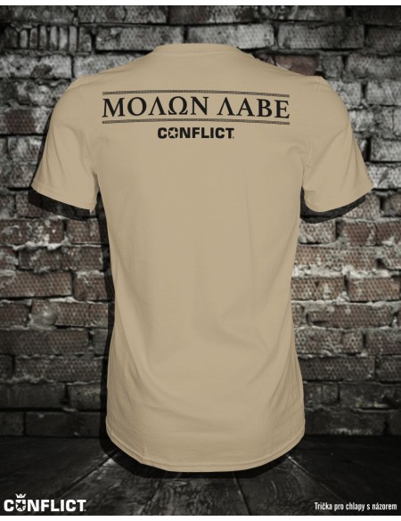 T-shirt Molon Labe evolution L