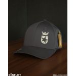 Flexfit Kšiltovka s Conflict štítem 6panel - Grafitová S/M