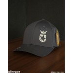 Flexfit Kšiltovka s Conflict štítem 6panel - Grafitová S/M