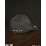 Flexfit Kšiltovka s Conflict štítem 6panel - Grafitová S/M