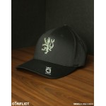 Flexfit Kšiltovka s lvíčkem 5panel - Černá/béžová L/XL