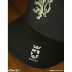 Flexfit Kšiltovka s lvíčkem 5panel - Černá/béžová L/XL