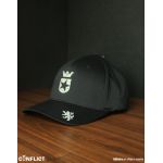 Flexfit Kšiltovka s Conflict logem 5panel - Černá/béžová