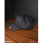 Flexfit Kšiltovka s Conflict logem 5panel - Černá/oranžová S/M