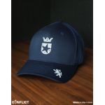 Flexfit Kšiltovka s Conflict logem 5panel - Navy L/XL