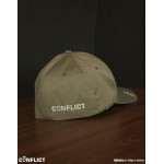 Flexfit Kšiltovka s lvíčkem štítem 6panel - olivová