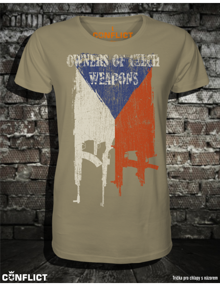 T-shirt owners of Czech queer khaki 3XL